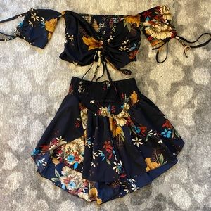 🌸Two piece Romper